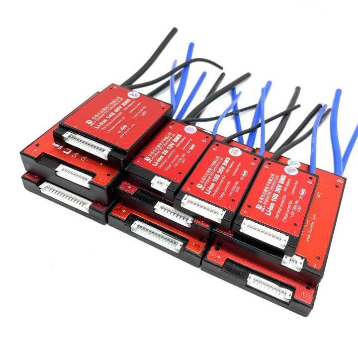 สินค้าใหม่-bms-สำหรับแบตเตอรี่ลิเธียมฟอสเฟต-lithium-ion-3-7-v-common-port-3s-10s-14s-16s-ลด-50