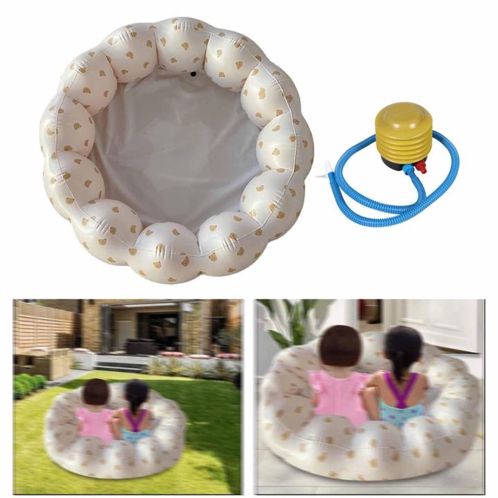 BolehDeals Baby Paddling Pool Petal PVC Inflatable Swimming Pool for