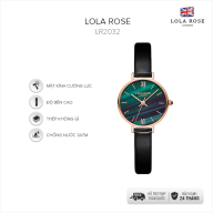 Đồng hồ nữ chính hãng Lola Rose dây da mặt đá sa thạch malachite 24 thumbnail