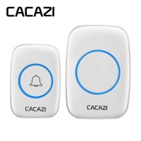 CACAZI Wireless Doorbell Waterproof 300M Remote A10 CALL EU Plug smart DoorBell 110v-220V 1 button 1 receive