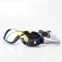 Adult Large Rimmed Swim Glasses Electroplated Hd Antifog Silicone Goggles High Quality Fashion Goggles Manufacturer Wholesale Goggles