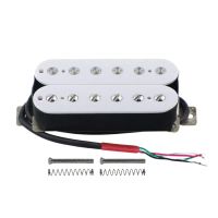 2X Electric Guitar Humbucker Pickups Bridge Alnico V Pickup White