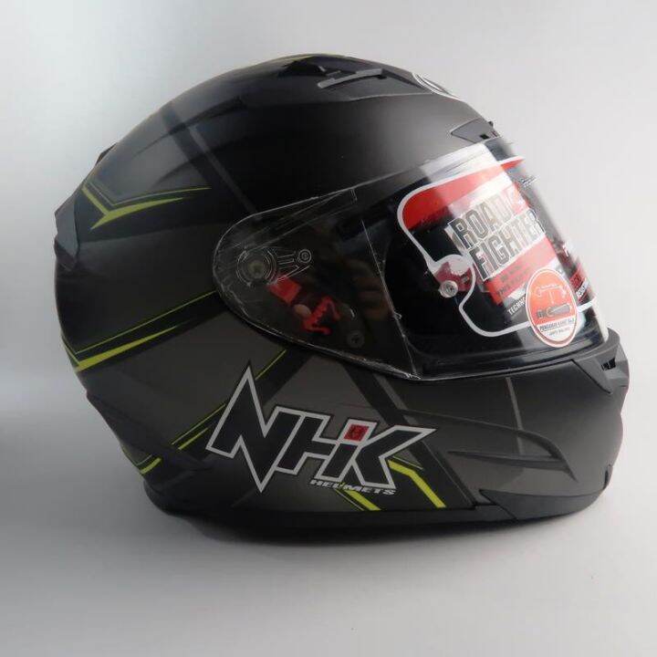 Helm Full Face NHK Rx 9 Rx9 HAWK Blackdoff Yellow Lazada Indonesia