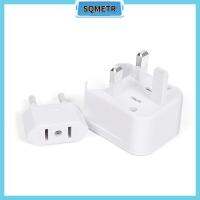 SQMETR ออสเตรเลียสหราชอาณาจักรทั้งหมดในหนึ่ง2เข็มหมุดกลม Adaptor Traveling เต้าเสียบที่ชาร์จอะแดปเตอร์ไฟ AC