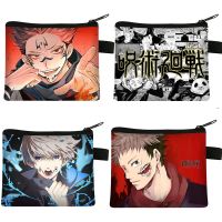 Japanese Anime Jujutsu Kaisen Yuji Itadori Print coin purse Women cartoon zero wallet Ladies clutch Zipper coins bag