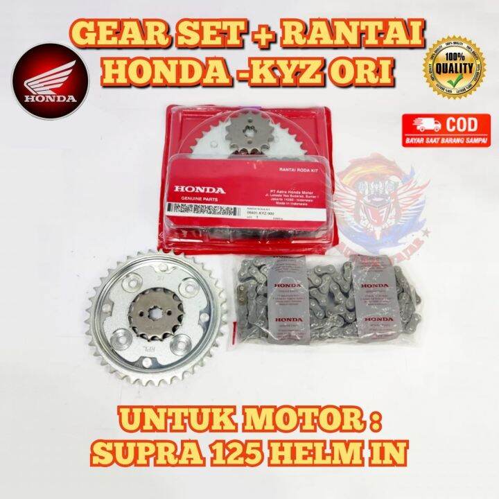 Gear set supra 125 helm in ger gir gigi tarik supra 125 helm in honda kyz Lazada Indonesia