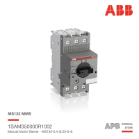 ABB MS132-0.4 0.25A - 0.4A, Manual Motor Starter