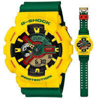 นาฬิกาสข้อมือสายเรซิ่นGShockGA110 นาฬิกาข้อมือผู้ชายดิจิตอล GA-110RF-9A