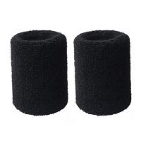 【CW】 2Pcs Wristband Wrist Sweat Cotton Sweatband Basketball Band Glasses Holder ！