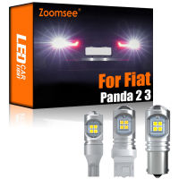 Zoomsee 2Pcs White Reverse LED For Fiat Panda 2 3 II III 169 312 319 2003-2018 Canbus Exterior Backup Rear Tail Bulb Light Kit