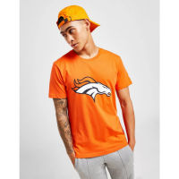 เสื้อยืด พิมพ์ลายโลโก้ Denver Mustang ทรงหลวม แฟชั่นสําหรับผู้ชาย