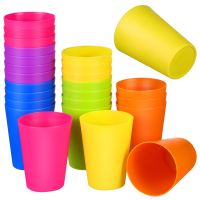 【CW】﹍  Cups Reusable Drinking Cup Tumblers Kids Unbreakable Colorful Tumbler Oz Disposable Stackable Hard Colored