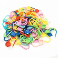 ●✢ 100Pc Mix Colorful Plastic Crochet Locking Stitch Markers Knitting Tools Latch Knitting Tools Needle Pins Clip Hook