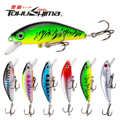 1 PCS 8.1cm/6.7g Minnow Lure CrankBait เหยื่อปลอม เหยื่อปลอมตกปลา ตะขอ เหยื่อตกปลาช่อน รอกตีเหยื่อปลอม เหยือตกปลา เหยื่อปลา เหยื่อตกปลา เหยื่อตกปลานิล ตกปลา อุปกรณ์ตกปลา