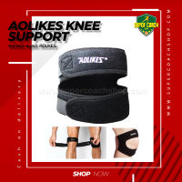 สายรัดพยุงเข่า Knee Support /สนับเข่า พยุงเข่า สายรัดเข่า แบบ 2 เส้น บรรเทาอาการบาดเจ็บ Knee Support ลดอาการบาดเจ็บ รูปทรงทันสมัย Free size พยุงหัวเข่า