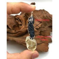 1 Pc Natural Libyan Dessert with Black Tektite / genuine Libyan tektite / big Piece Raw Libyan Pendent Libyan Dessert