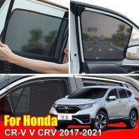 หมวกกันแดดม่านอัตโนมัติสำหรับฮอนด้า CR-V V CRV 2017 2018-2021กระจกบังแดดรถยนต์ป้องกันรังสียูวีตาข่าย