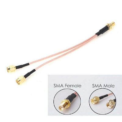 SMA Female To 2 x PR Male Cable  For AntennaS