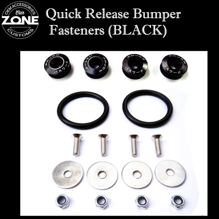 Quick Release Bumper Fasteners (BLACK) Lazada PH