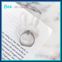 [?? ส่งไว พร้อมส่ง] BeeMMMall Transparent iRing ห่วง แหวน เพชร ติด โทรศัพท์ มือถือ สี ใส หมี หัวใจ ดอกไม้ แมว กระต่าย หมุนได้ 360