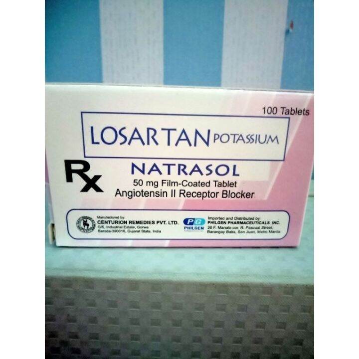 Losarta NATRASOL 50mg 100tablets | Lazada PH