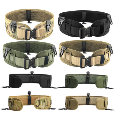 Multifunction Military Tactical Belt Convenient Molle Belt Army Training Soft Padded Combat Hunting Battle Waist Belt