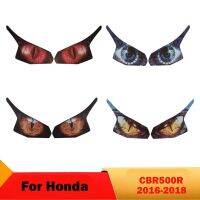 “：{—— Motorcycle Headlight Eye Graphics Decal Cover Protection Sticker For Honda CBR500R 2016 2017 2018