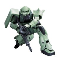 Bandai ชุดโมเดลกันดั้มภาพอนิเมะหุ่นหุ่นสำหรับเด็ก RG 1/144 MS-06F Zaku 2,หุ่นของเล่นตุ๊กตาต่อสู้ของแท้หุ่นยนต์ Gunpla