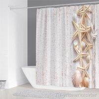 【hot】▬№  200x180cm Curtain for Starfish Printing Household With 12 Hooks Shower