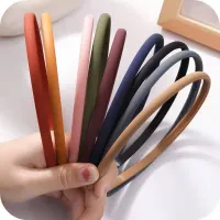 Korean version of the wild net red tide simple hair band wash face non-slip cute headwear