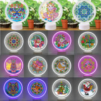 2021New Lamp DIY Special Shaped Diamond Painting Led Neon lights Embroidery Led Light kits Table Desk Decoration Birthday Gifts