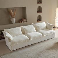 Deewani Cotton linen Sofa Fabric โซฟา โซฟาแฟชั่น Lounge Down Filling Wabi sabi for living room