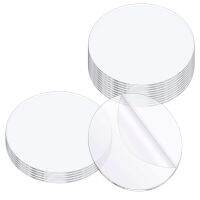 2/3/4/5/6inch Clear Acrylic Circle Sheet Blank Round Disc Panel Plexiglass Disk Acrylic Board for DIY Craft Painting Party Decor