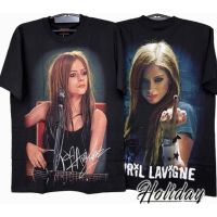 แฟชั่นใหม่ Avril Lavigne Color Image Holiday (ROXX) เสื้อวงร็อค ไซส์ S M L XL 2023