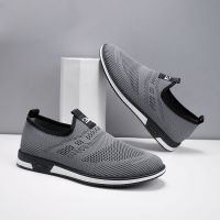 HOT11★Sneakers Men 2022 New Breathable Mesh Lightweight Cal Shoes Comfortable Soft Bottom Flats Slip on Men Shoes Zapatillas Hombre