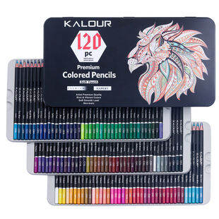 kalour-120-oil-color-pencil-iron-box-set-art-brush