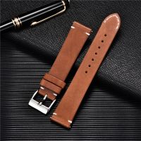 Quick Release Leather Watchbands 18mm 20mm 22m 24mm Casual Belt Smart Watch Strap Soft Matte Bracelet Wrist Watch Band