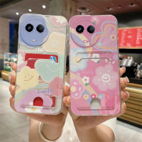 เคสโทรศัพท์จาก KONSMART Realme 11 4G 5G 11 Pro 11 Pro + 5G เคสใส่โทรศัพท์ช่องเสียบบัตร TPU นิ่มลายดอกไม้และแสงแดด2023สำหรับ Realme C53 C55 C33 C35 C30S C31 Realme 10 Pro 10 Pro 10 9i 9 Pro Plus 9 5G 8i 8 Pro Narzo 50i