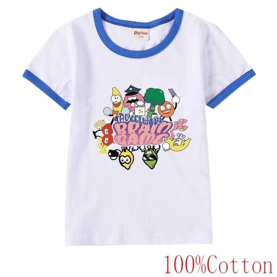 Kids Boys Girls Roblox Anime Short Sleeved Tops Children's New New Arrival T -shirts