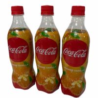 [โปรโมชั่นพิเศษ] COKE!! โค้ก.. สินค้านำเข้าจากญี่ปุ่น!! ORANGE VANILLA!! รสส้มผสมวานิลา.. 1SETCOMBO 3ขวด/500ML.     KM9.4283❗❗ราคาพิเศษ❗❗