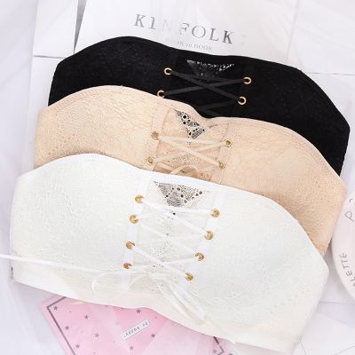 （A So Cute） 2021ผู้หญิงชุดชั้นในผ้าฝ้าย SexyBra แฟชั่น Push Up InvisibleFemale StraplessUnderwear ชุดชั้นในเซ็กซี่