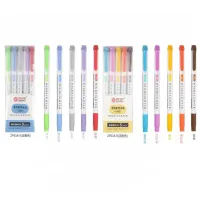 25 Colors Double Head Highlighter Pen Mildliner Pencil Set Art Supplies Pas Marker Pens Student School Office Stationery