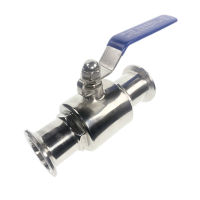 Sanitary Full Port Ball Valve Clamp Type Ferrule Stainless Steel SS SUS 304 Plumbing Valves