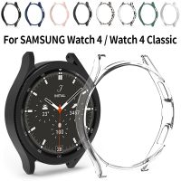 {zhiyun Watchshop} PC Matte Watch Case ปกคลุมสำหรับ Samsung Galaxy Watch 4 40มม. 44มม. นาฬิกา4คลาสสิก42มม. 46มม. กรณีทุกรอบเกราะป้องกันกันชน