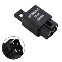 4Pin 40A Waterproof Car Relay Long Life Automotive Relays Normally Open DC 12V/24V Relay For Remote Starts Strobe Lights A/C Push Button