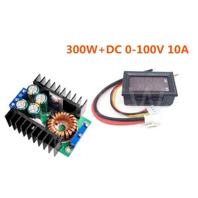 worth-buy-dc-9a-300วัตต์150วัตต์เพิ่มแปลง-s-tep-down-บั๊กแปลงโมดูลพลังงาน-dc-0-100โวลต์10a-ดิจิตอลโวลต์มิเตอร์แอมมิเตอร์จอแสดงผลแบบ-dual