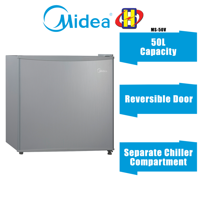 Midea Mini Bar Refrigerator (50L) Reversible Door Mini Fridge MS50V