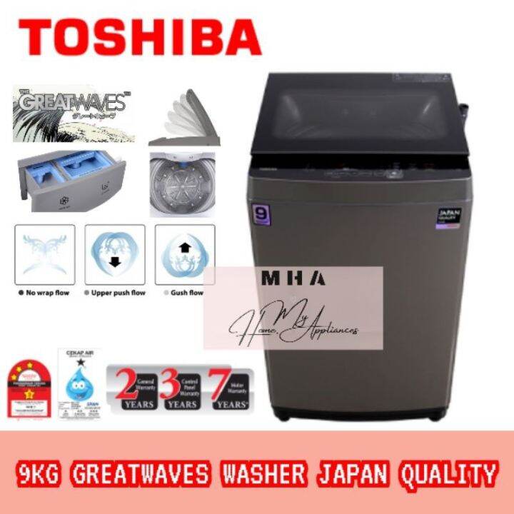 TOSHIBA WASHING MACHINE 9KG Lazada