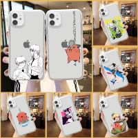 △✉□ Anime Chainsaw Man Phone Case For iphone 5 5s se 2 6 6s 7 8 12 mini plus X XS XR 11 PRO MAX transparent painting cover soft