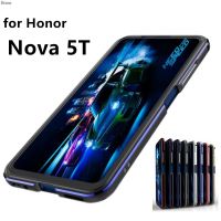 jianzhifen Case สำหรับ Huawei Nova 5T หรูหราดีลักซ์อัลตร้าบางอลูมิเนียมกันชนสำหรับ Huawei Nova 5T + 2ฟิล์ม (1ด้านหน้า + 1ด้านหลัง)